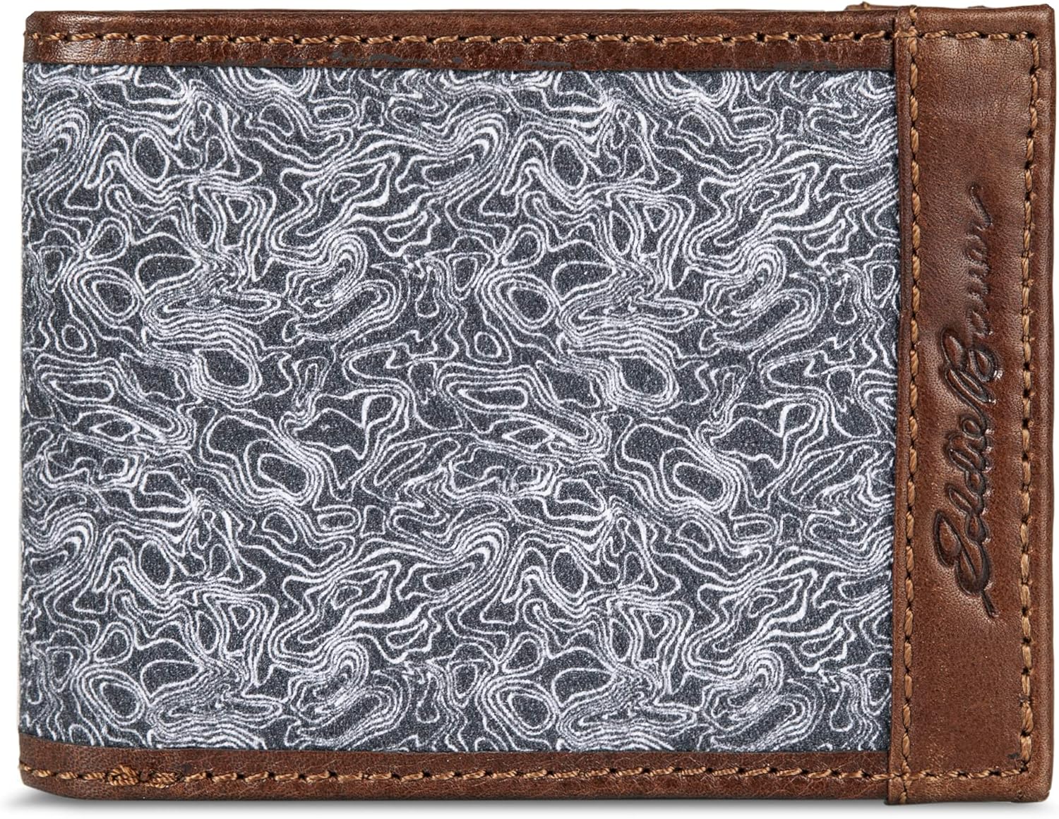 Eddie Bauer Men Signature Passcase Wallet