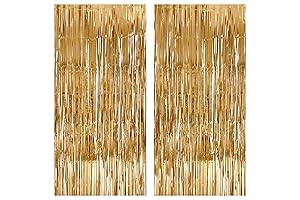 KatchOn Champagne Gold Backdrop for 2024 Celebrations