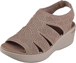 Skechers womens Pier-lite - Memory Maker Wedge Sandal
