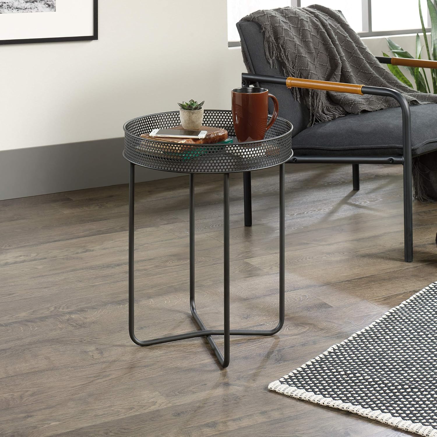 One-Day Sale: Up to 80% Off Sauder Boulevard Cafe Side Table, L: 16.5 x W: 16.5 x H: 20.98, Black Buy 1 get 1 🔥 Sauder Boulevard Cafe Side Table, L: 16.5 x W: 16.5 x H: 20.98, Black