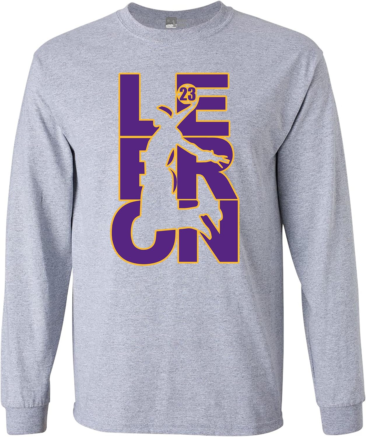 Long Sleeve Adult T-Shirt L23 23 LA Basketball Sports Fan Wear DT