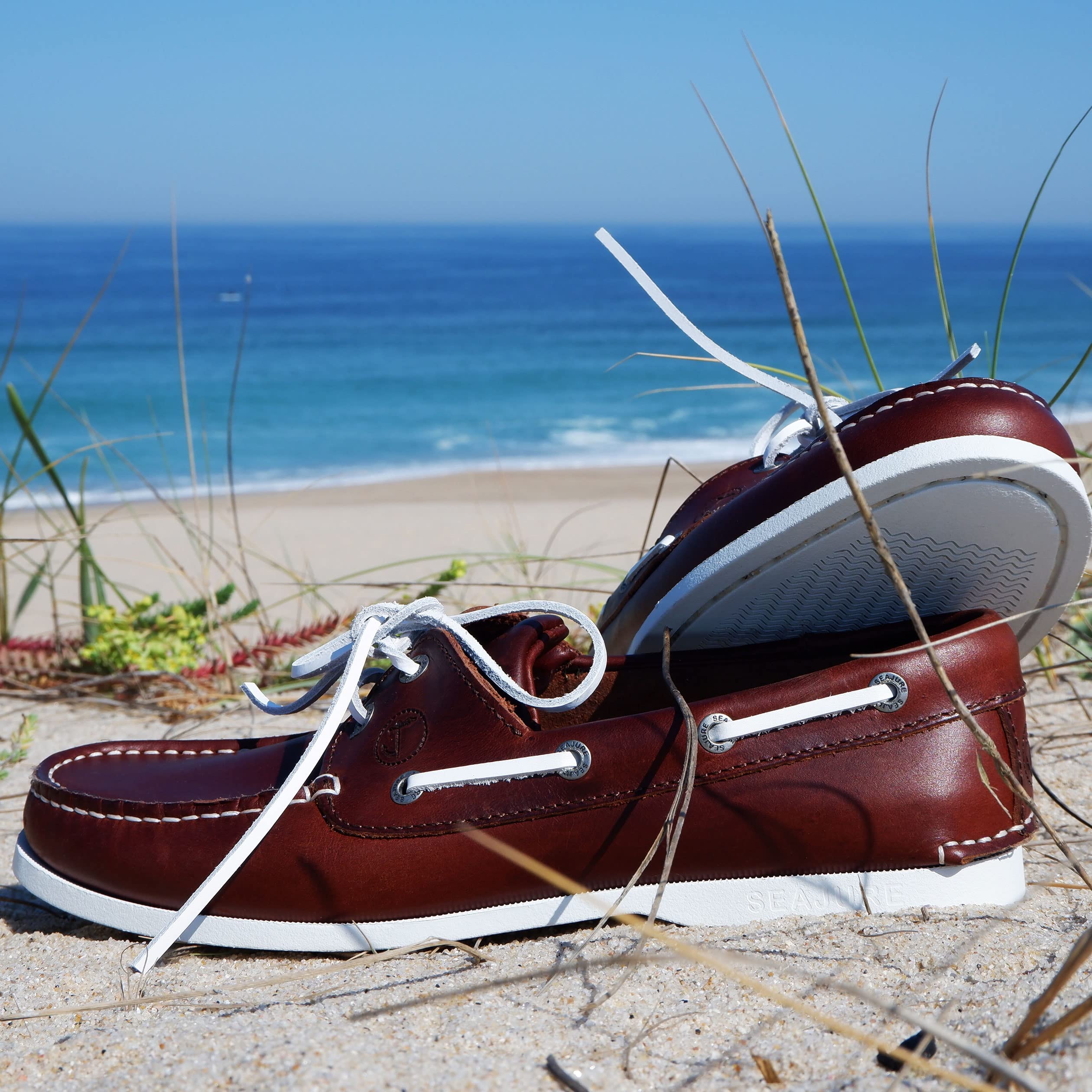 Chaussures Bateau pour Femme Silistar Cuir Marron