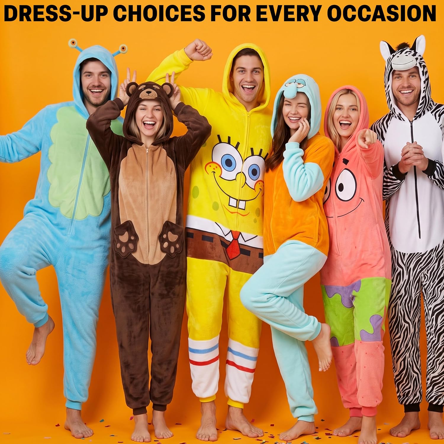 Get Trend SpongeBob | Sesame Street Halloween Costume One-Piece Pajamas