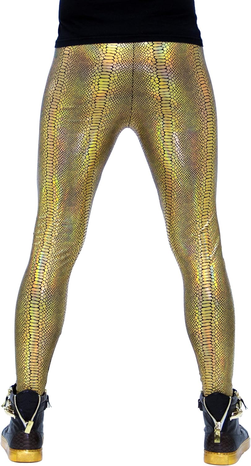 Revoler Fashion/Funstigators Festival Clothing: Men's Animal Print Costume or Rave Gear Leggings - Made in USA
