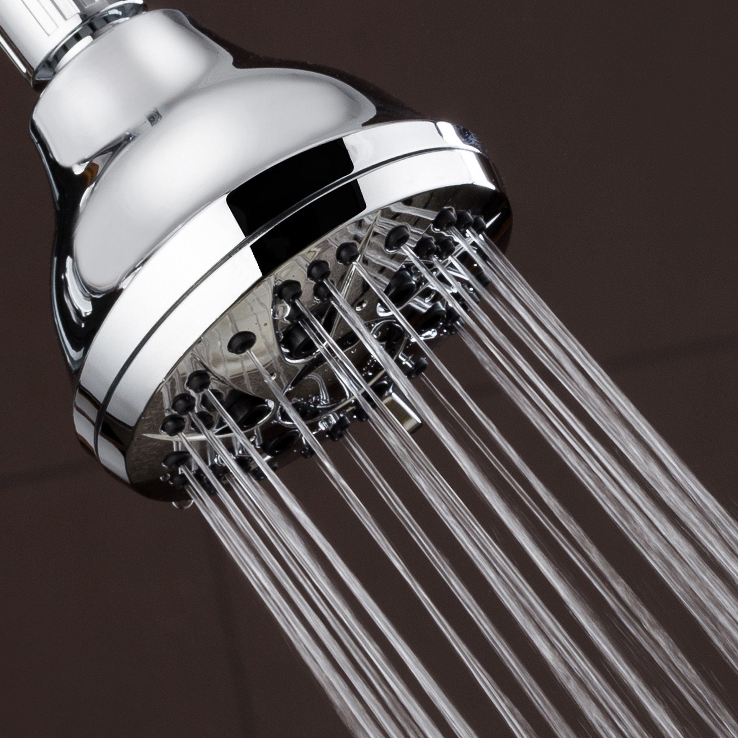 Buy AquaDance Chrome Finish 6Setting Shower Head for Maximum Power