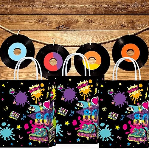 Miniatura 6 de JAROVOKUWO Bolsas de regalo de fiesta de animales de la selva, 24 bolsas de dulces con temática de selva, tigre, cebra, jirafa, león, mono,