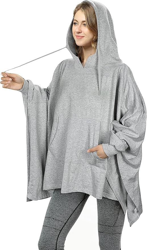 Oversized poncho hoodie Clearance