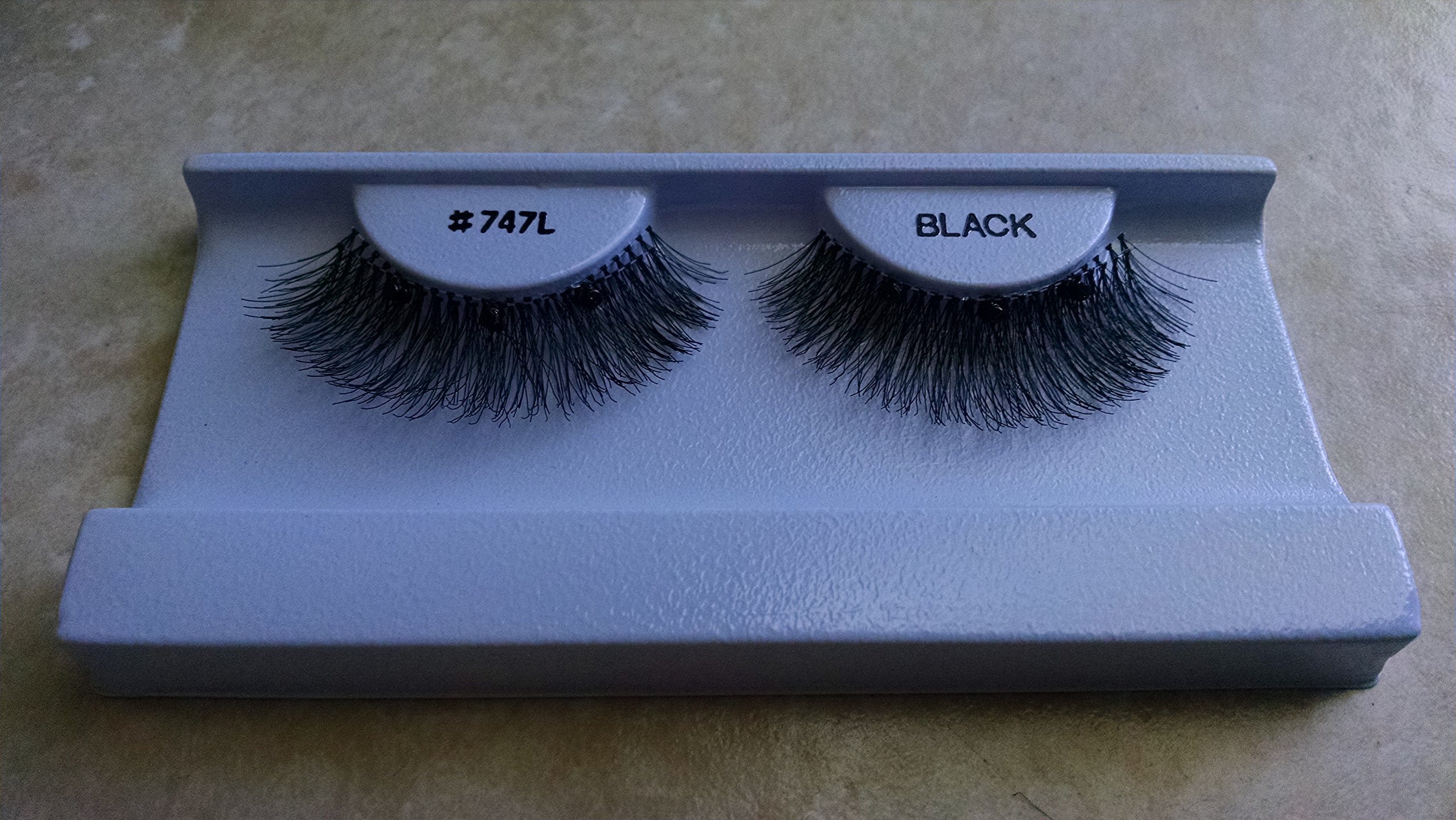Handmade Magnetic Lashes - FULL LASH - 3 Magnets - 4 lash length options - brown or black (L, Black)