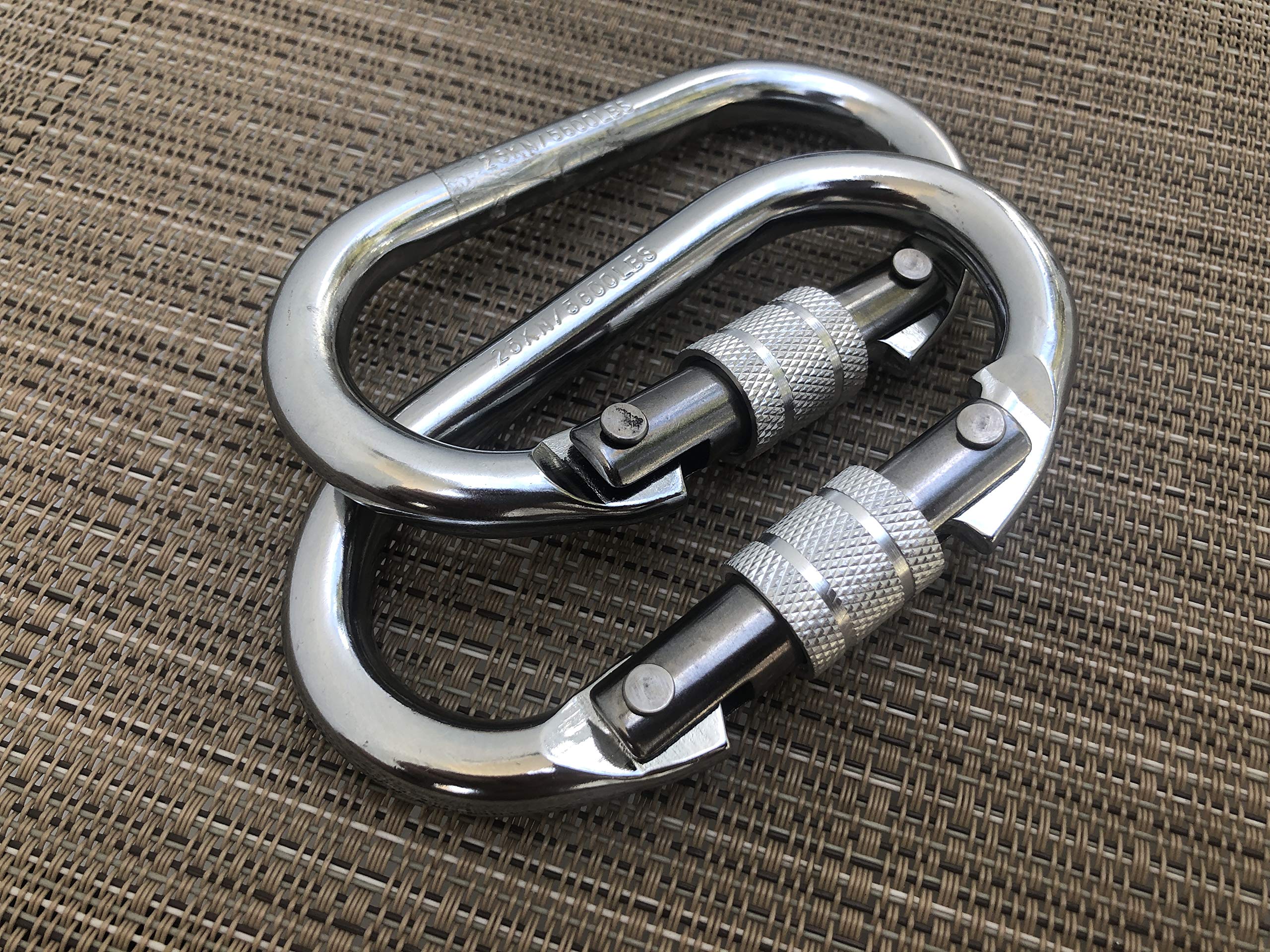 Spring Loaded Bottom Rigging Hooks Hammock Rope Heavy Duty Climbing Snap Hooks Pack Of 2 - Breaking ...