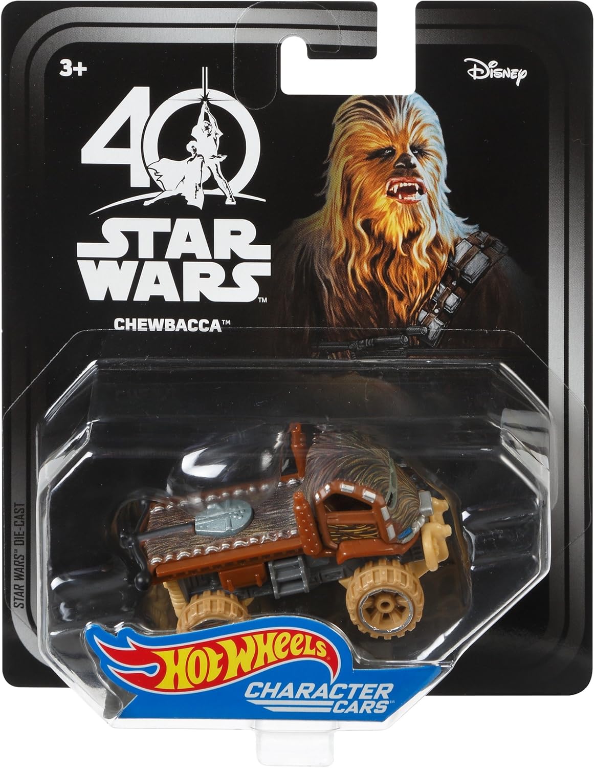 Hot Wheels Star Wars Character Cars 40th New Hope Chewbacca Vehicle