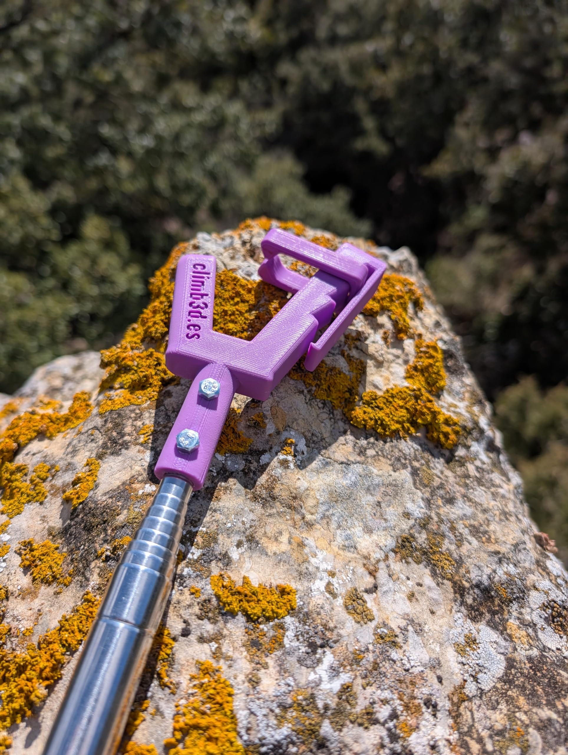Climb3D Clipstick – Extensor de Escalada Impreso en 3D, Ultraligero y Compacto (3 m Extensible, 43 cm Plegado, 180 g) — view 2