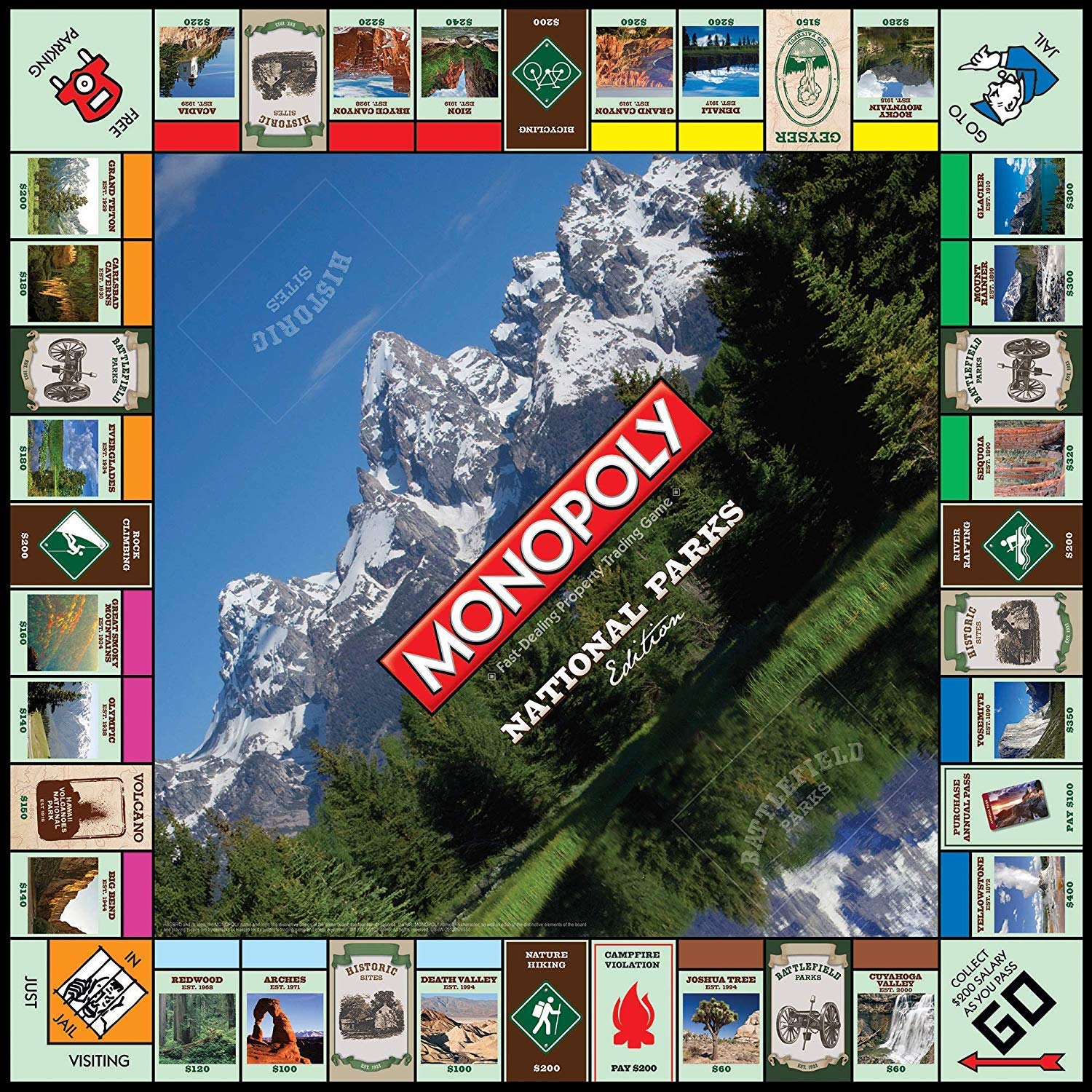 Amazon.co.jp: Monopoly: National Parks Edition [並行輸入品] : おもちゃ