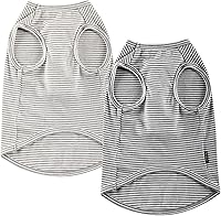 Vista 11 de Camisas ligeras para perros, ropa de algodón fresca para chihuahuas para perritos pequeños extra, ropa transpirable para el sol para perritos Blanco