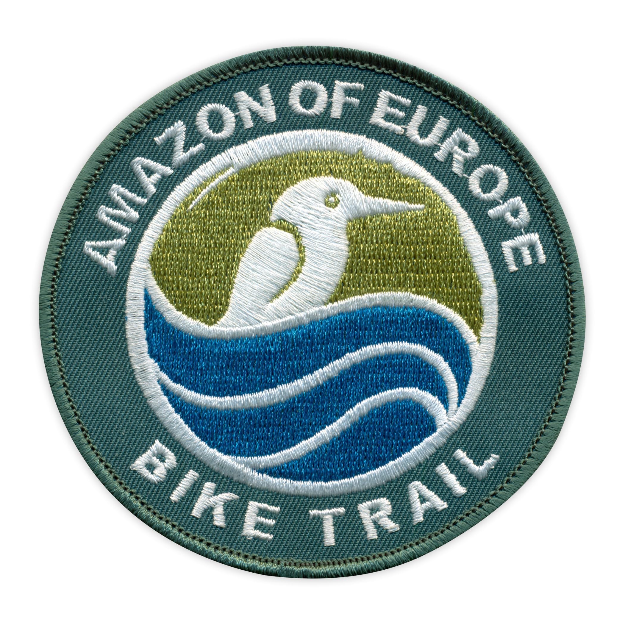 Set di quattro – Amazon of Europe – Bike Trail – retro termoadesivo – toppa ricamata/distintivo/emblema