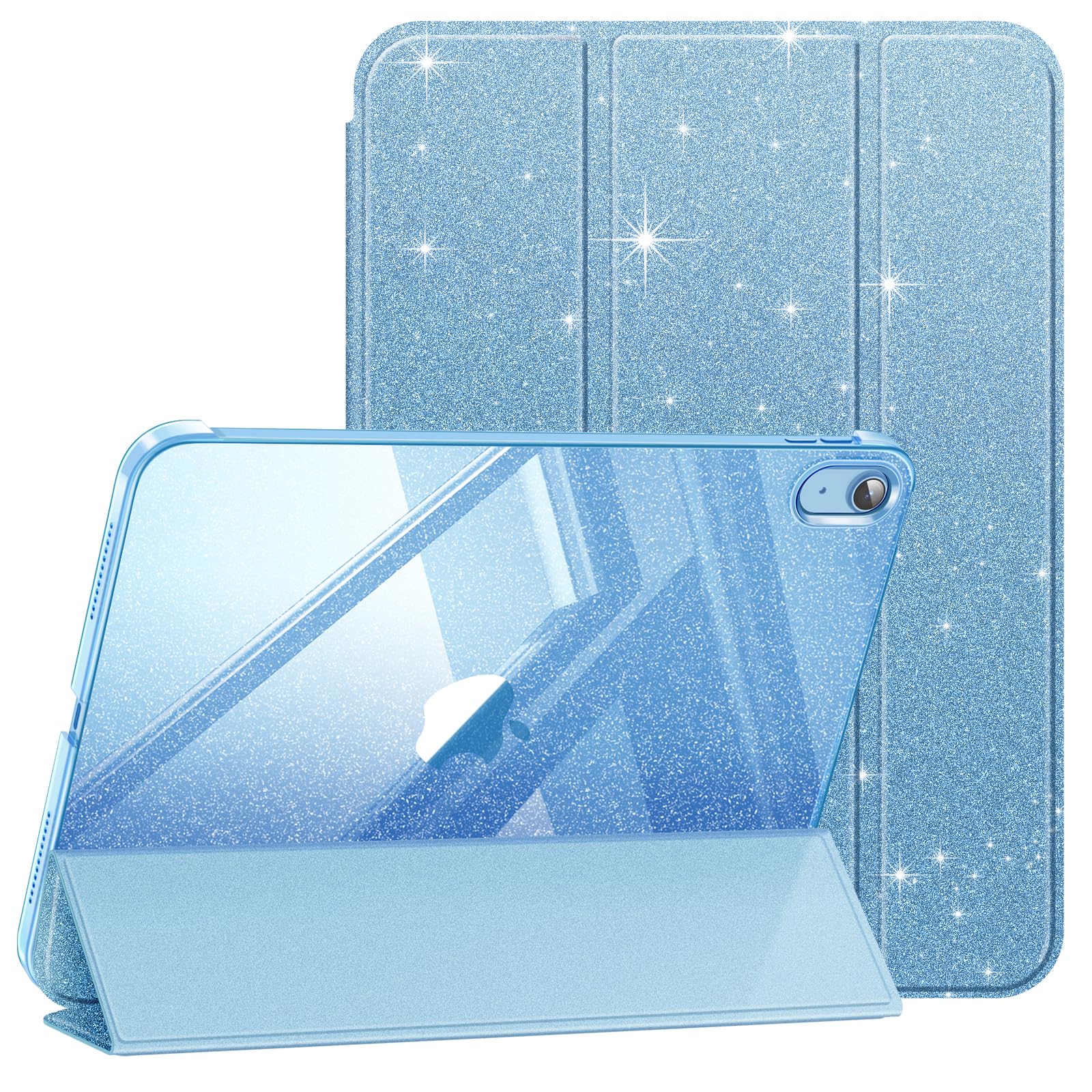 Fintie Hülle für iPad 11. Generation 2025 11 Zoll (A16), iPad 10. Generation 10.9 Zoll 2022 - Ultradünn Schutzhülle mit transparenter Rückseite Abdeckung Case Cover, Auto Schlaf/Wach,