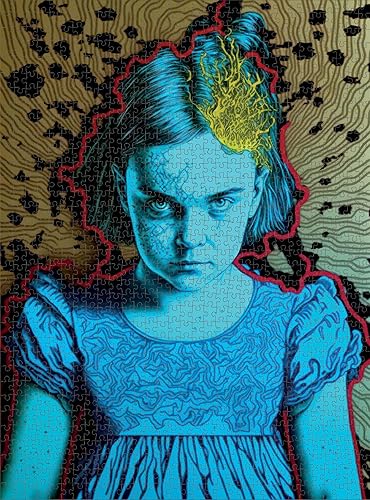 Miniatura 3 de Fire of a Child's Mind - Rompecabezas de 1000 piezas de alta calidad, diseño de arte abstracto, ecológico, obra de arte única, los mejores