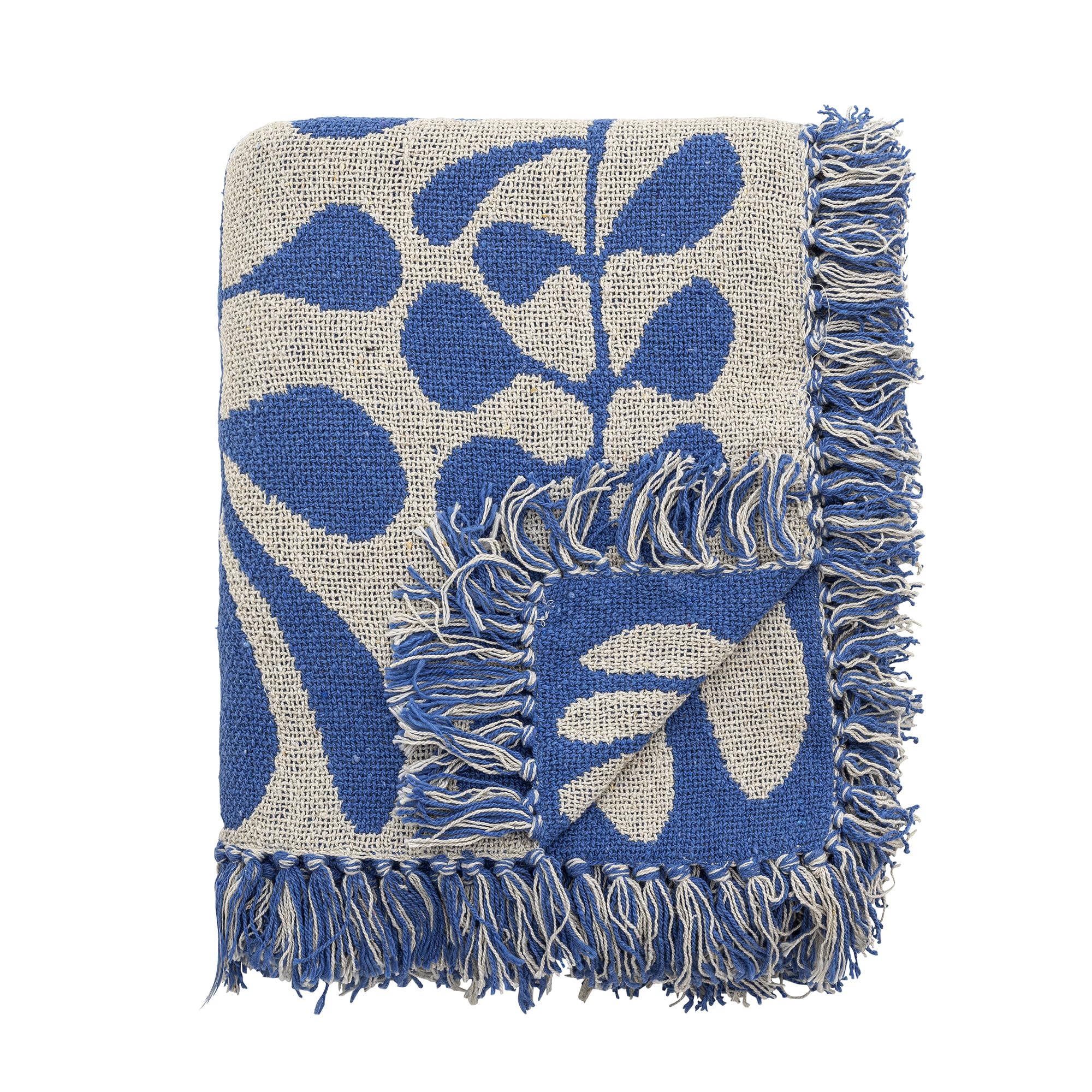 Bloomingville Blue - Plaid Nevine - Recycled Cotton