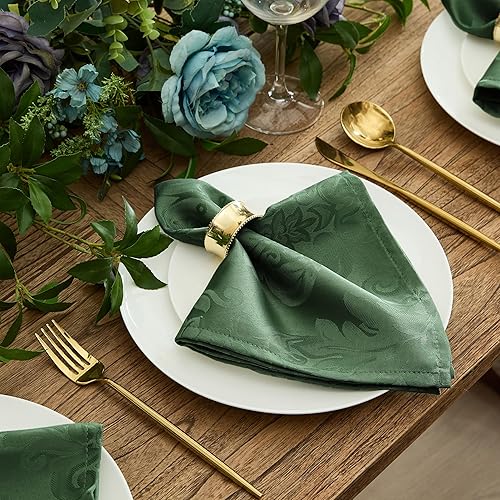 Vista 73 de Newbridge Barcelona - Manteles de tela de damasco, no planchables, antimanchas Borgoña