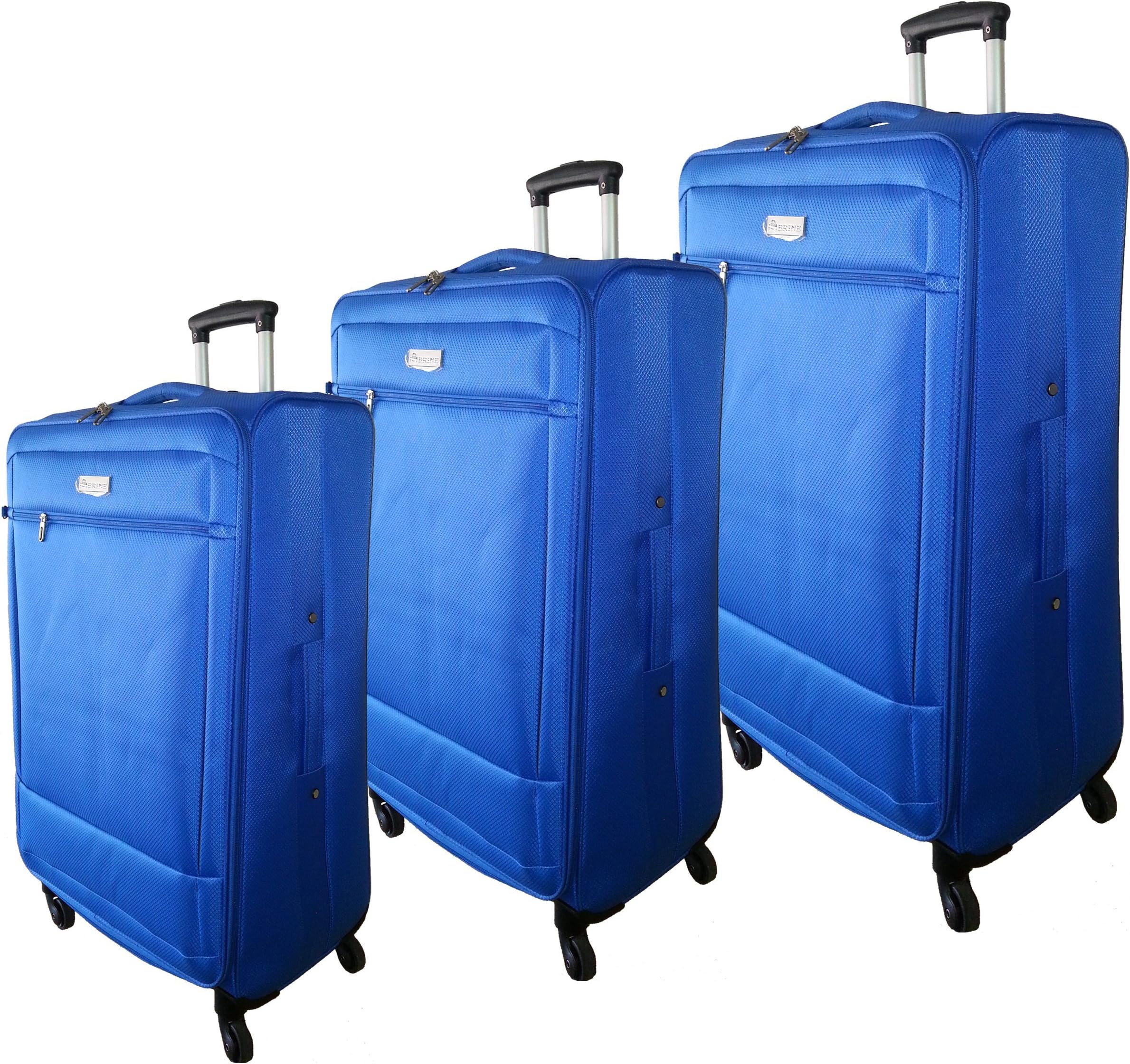 Nadia 3 Piece Luggage Set Color: Blue