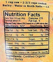 Vista 2 de Cebada descascarada orgánica sin OMG Grain Place Foods, bolsa de 2 libras