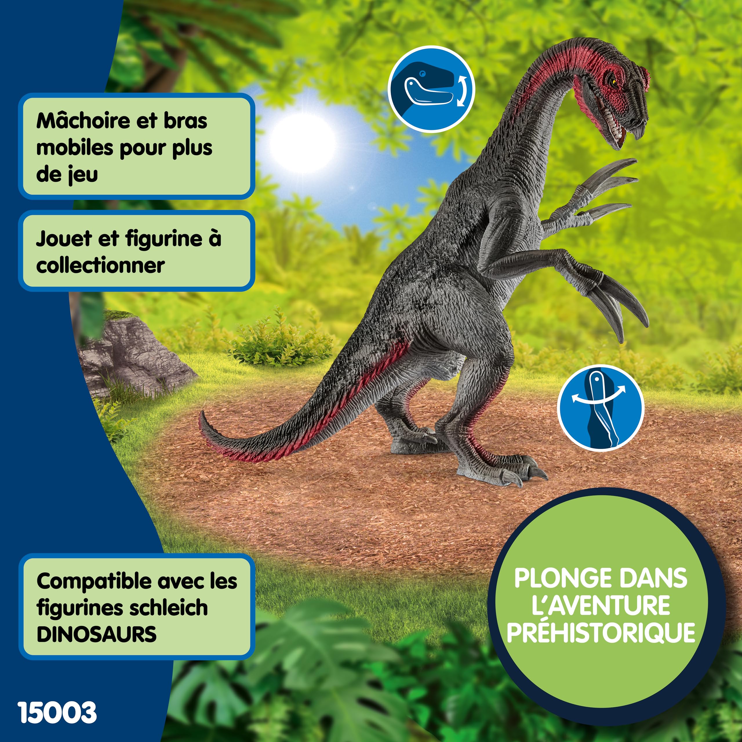 Schleich Dinosaure Thérizinosaure 15003 Figurine 14 x 20 x 20 cm