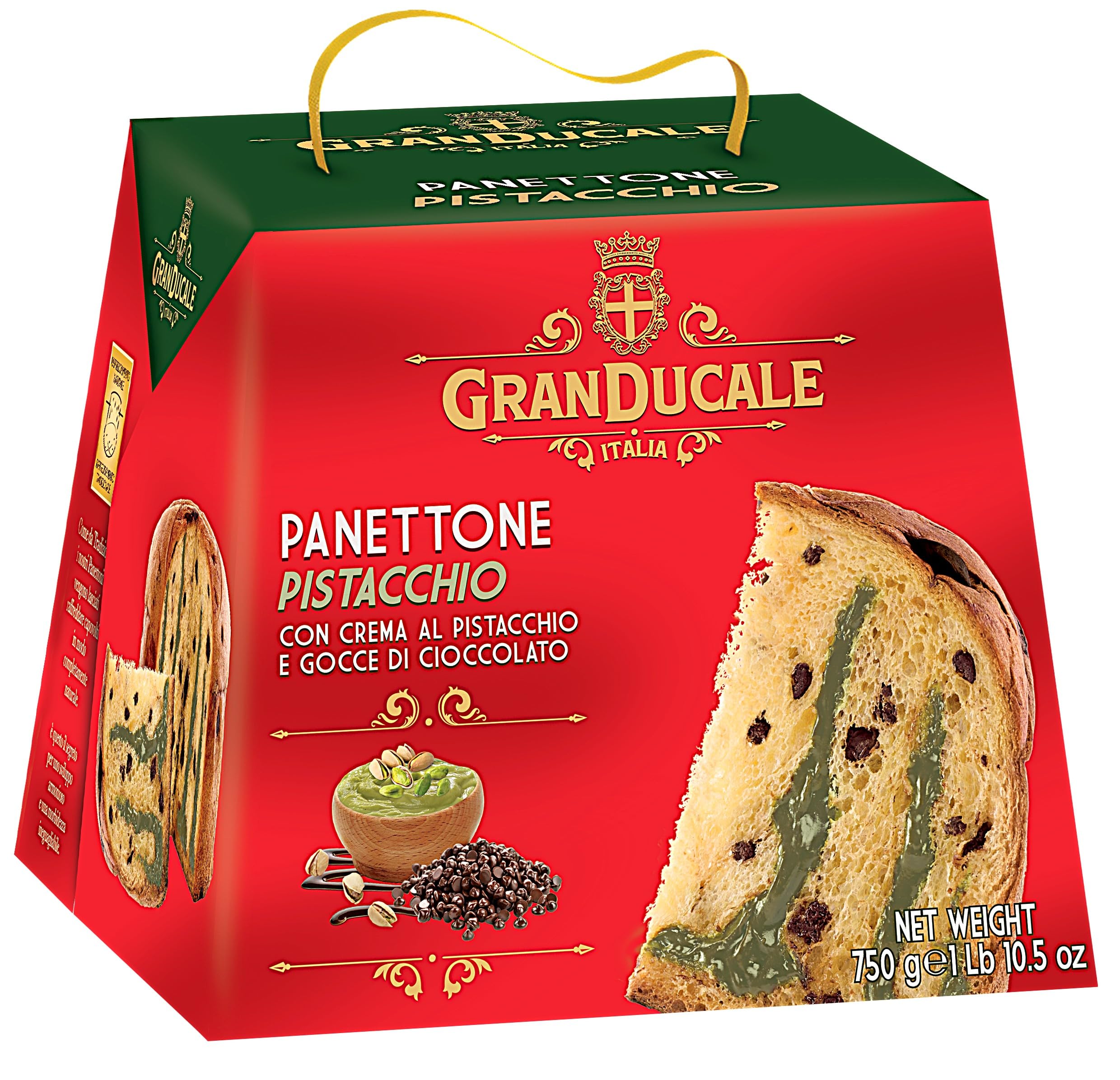 Pistazien Panettone Gran Ducale Pistacchio 750g. Schokolade Butter Kuchen