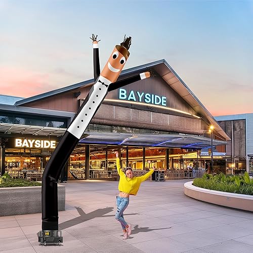 Miniatura 93 de LookOurWay Air Dancers Inflatable Tube Man Attachment - Wacky Waving Inflatable Dancing Tube Guy for Business Promotion - Blower Not Included