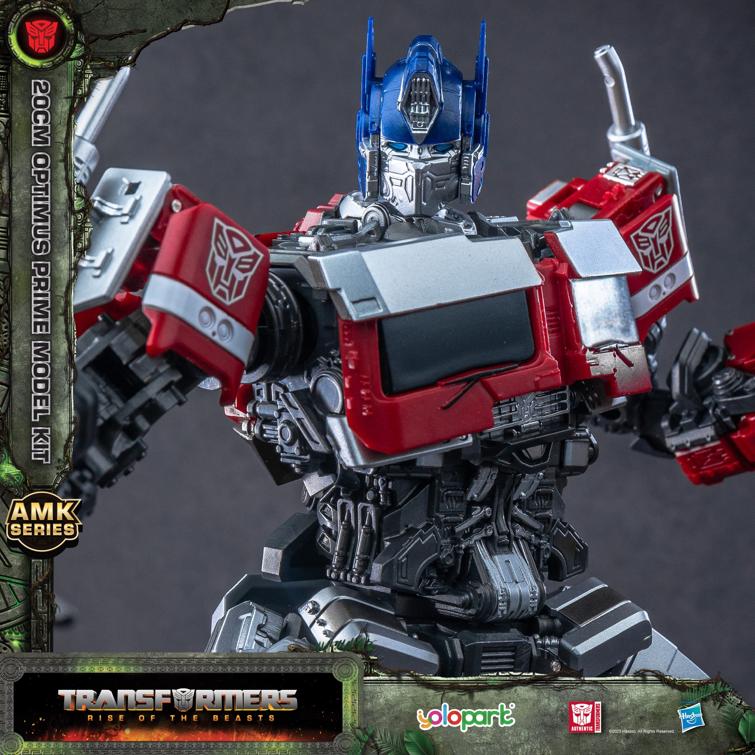 YOLOPARK Optimus Prime Transformers Giocattolo, Rise of The Beasts Action Figure, 7,87 Pollice Bumblebee Model Kit