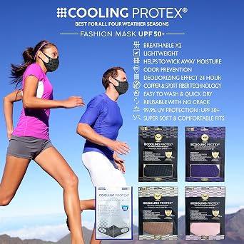 NYBEE SPORT Washable Face Mask For Women, Unisex, Breathable, Reusable