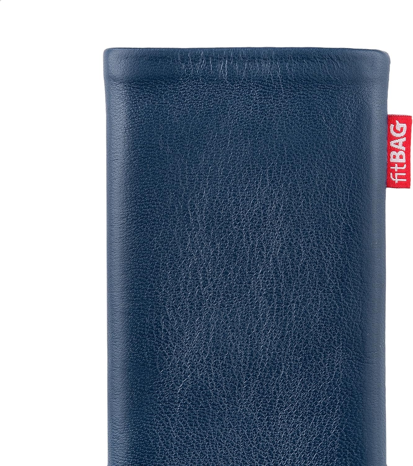 fitBAG Beat Blue Custom Tailored Sleeve for Samsung Galaxy A53 | Made in Germany | Fine Nappa Leather Pouch case Cover with Microfibre Lining for Display Cleaning