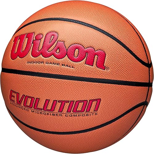 Vista 24 de Wilson Evolution - Balones de baloncesto para interiores, tamaño 5, tamaño 6 y talla 7 USA