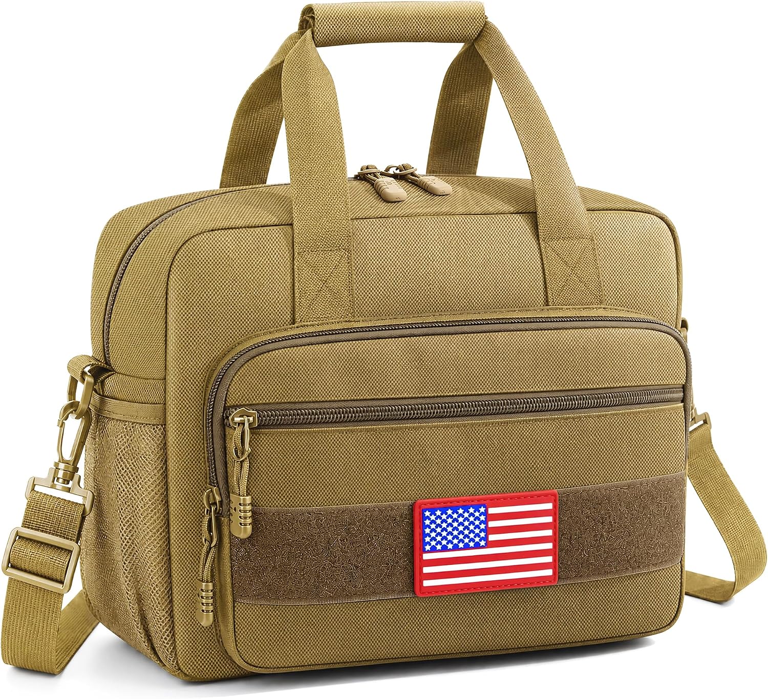 Insulated Lunch Bag & Lunch Box for Men Women - Soft Adults Reusable Portable Tactical Coolers for Work, Picnic, Travel, Beach (Black, 8.5L)
