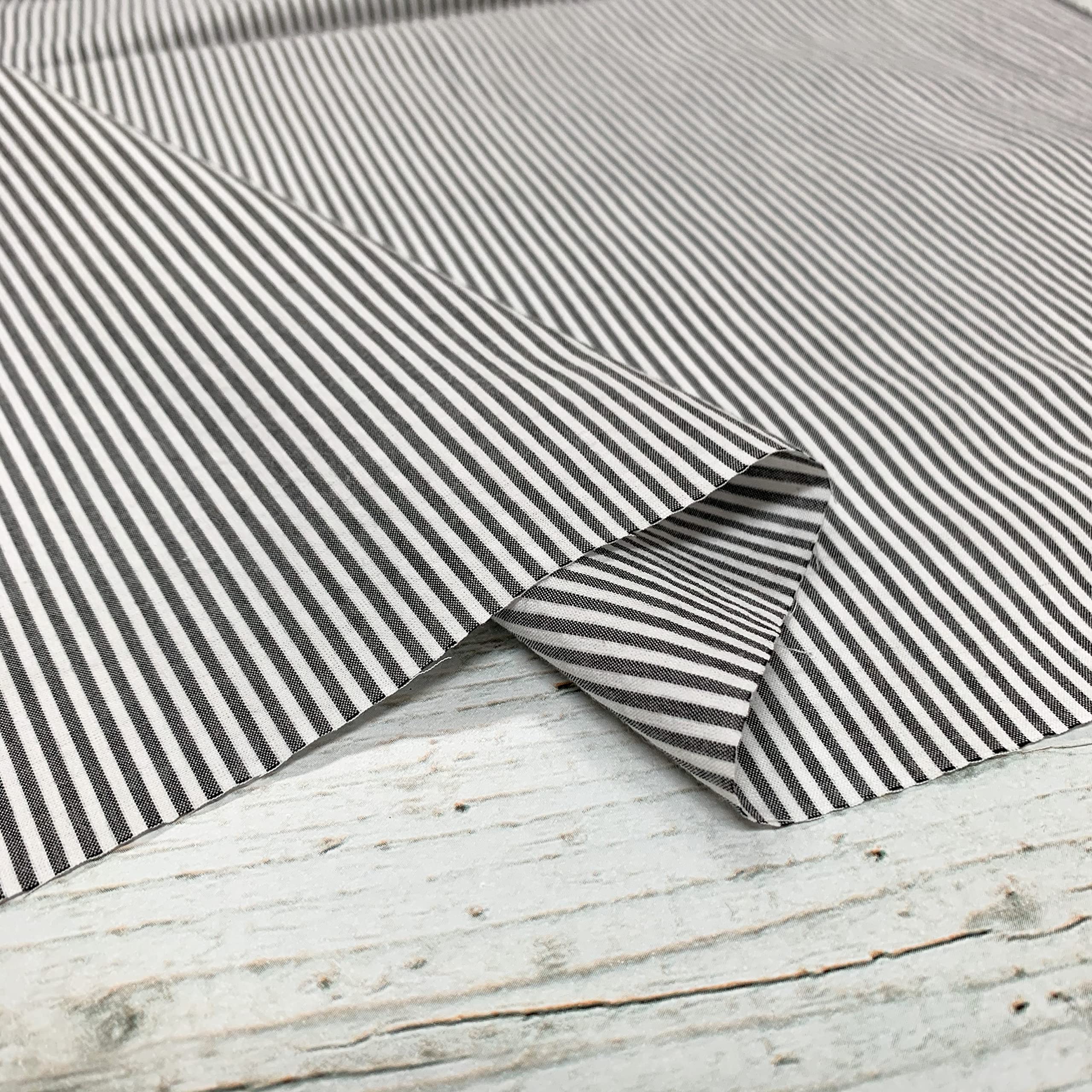 Amazon | コットン サッカー ストライプ 普通幅 播州織 生地 日本製 布 綿100% 先染め リップル 商用利用可 (生地幅112cm×1m,  ブラック) | 布・生地 通販