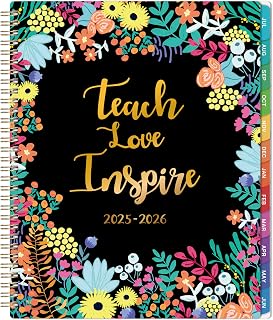 Teacher Planner 2025-2026 - Academic Planner from July 2025 - June 2026, 8.5'' x 11'', Lesson Plan Book, Weekly & Monthly Lesson Calendar with Quotes