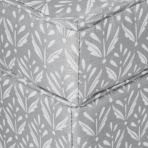 Miniatura 52 de HomePop Decoración del hogar | K7342-F2236 | Otomana clásica cuadrada de almacenamiento con tapa abatible | Otomana con almacenamiento para sala de