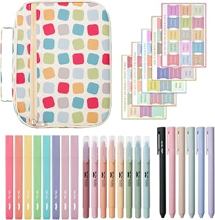 Mr. Pen- Bible Journaling Kit, Case, Highlighters and Pens No Bleed, Study Supplies, Bible Study Kit | 24-pcs Bible Journaling Kit & Study Supplies with No Bleed Highlighters and Pens, Christian Gift for Women