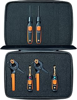 testo Smart Probe Kit I HVAC/R Test and Load Set for air Conditioning, Refrigeration and Heating System I Includes testo 115i, 549i and 605i – with Bluetooth