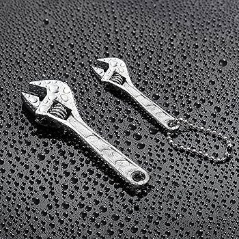 Amazon | 調整可能なスパナ ミニナットレンチ シルバー シフト