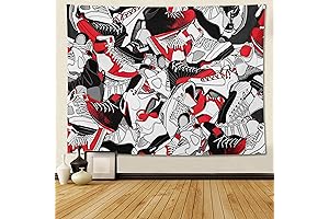 Narikuto Retro Basketball Tapestry