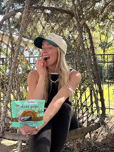 Miniatura 3 de Joolies, Date Pops, Gelatina de mantequilla de maní (3.5 onzas, paquete de 6)  Sin gluten, Kosher, USDA Organic, postre de fecha pop, alternativa a