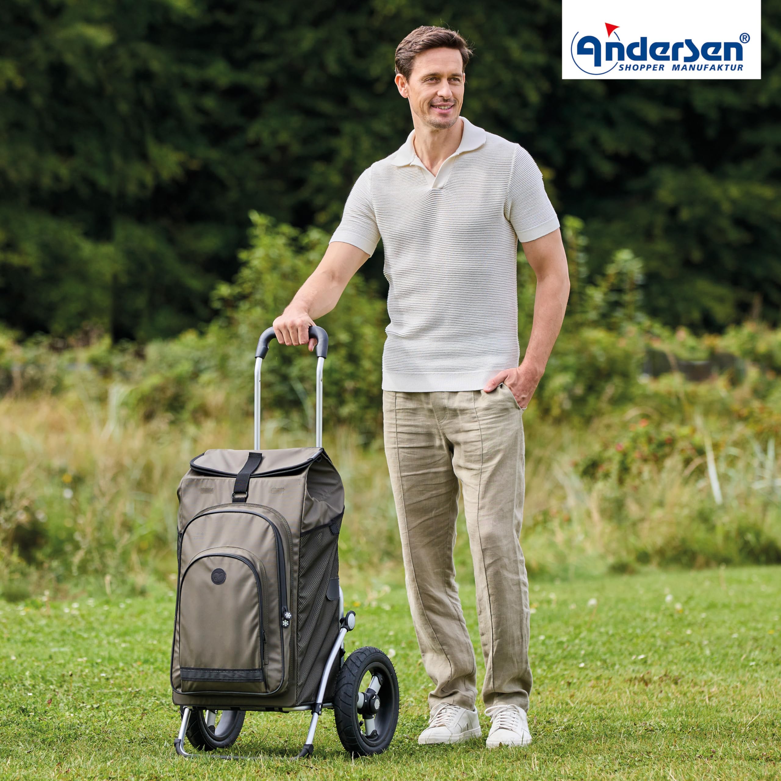 ANDERSEN Einkaufstrolley - Royal Shopper Hydro 3.0 Oliv