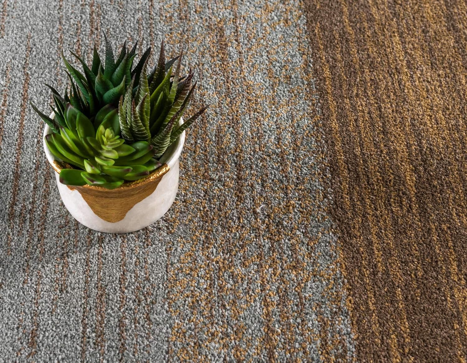 Unique Loom Fars Collection Area Rug - Manila (9' x 12' 2" Rectangle, Multi/ Light Brown)