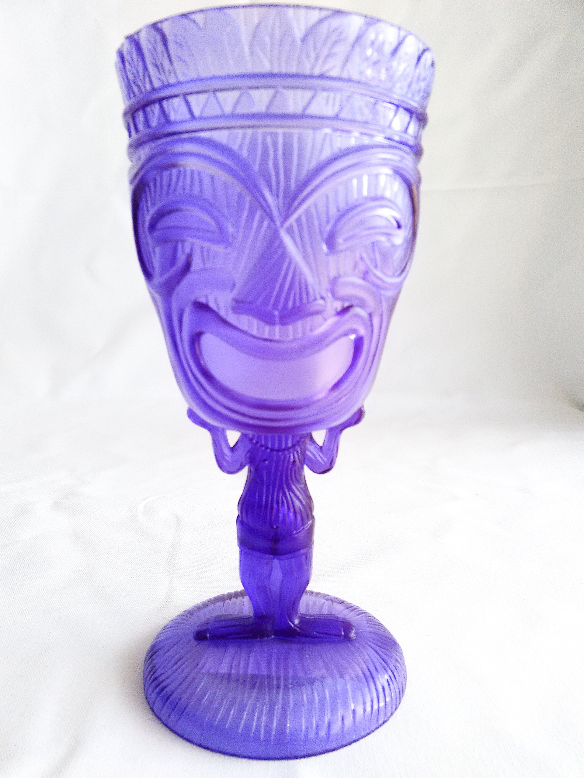 Tiki Cups Wine Glasses Tiki Drinking Glass Tumblers Tiki Bar Luau Party Decorations Set of 2