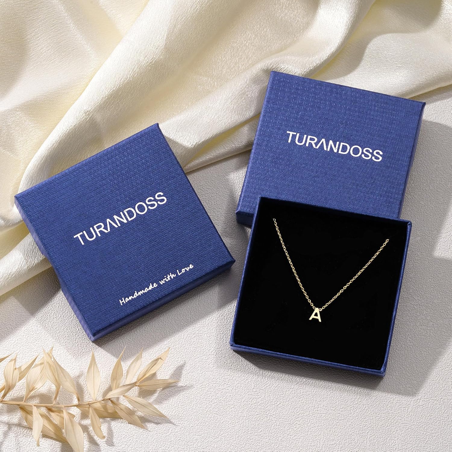 Turandoss Initial Necklaces for Women - Personalized 14K-Gold-Plated Letter A-Z Initial Pendant Necklaces Jewelry, Birthday Gifts for Women Teen Girls Girlfriend - Image 7