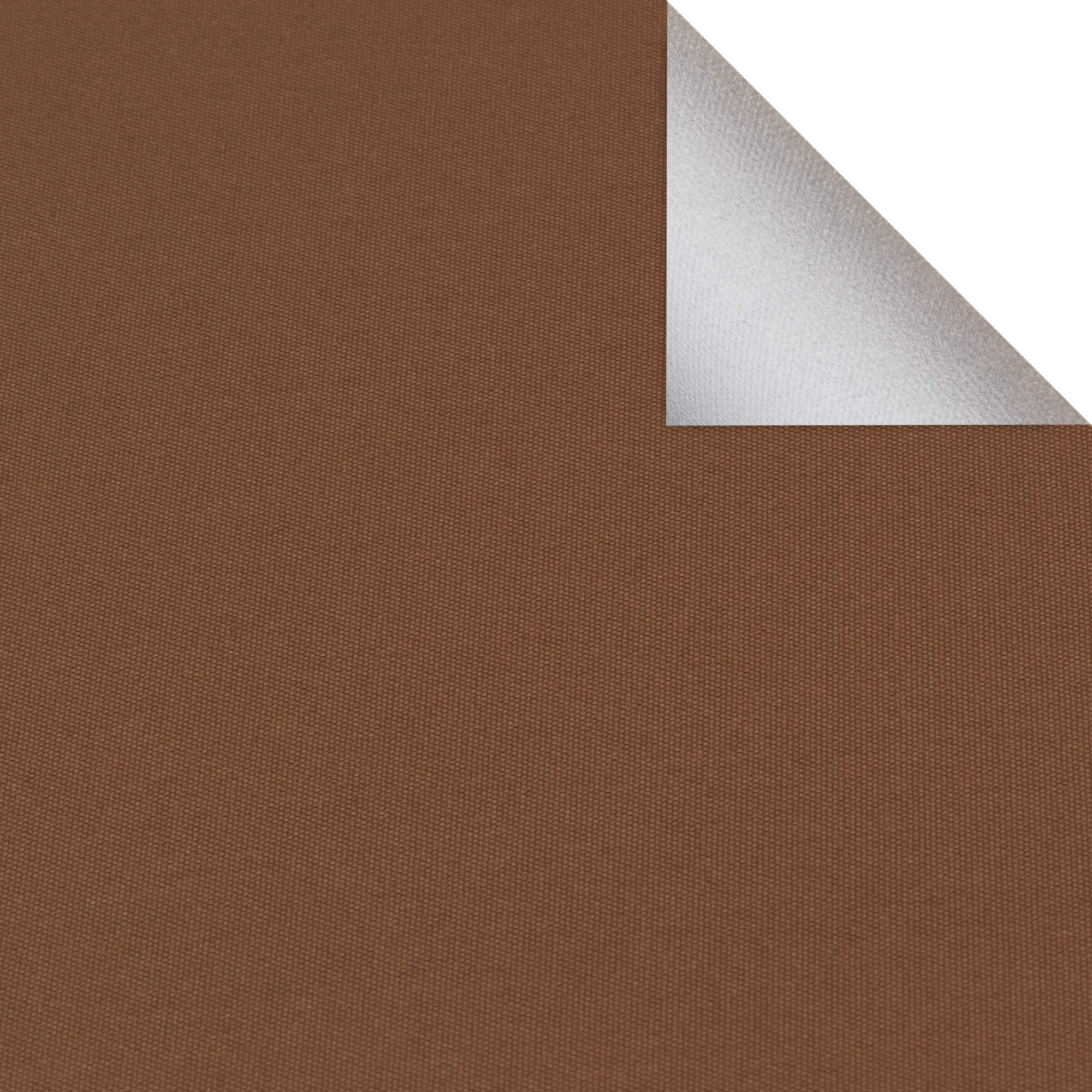 Estika Store d'obscurcissement sans percer, Largeur Tous Les 1 cm - 118 cm x 220 cm - Brun - Stores Thermiques, Protection Solaire pour fenêtres à l'intérieur