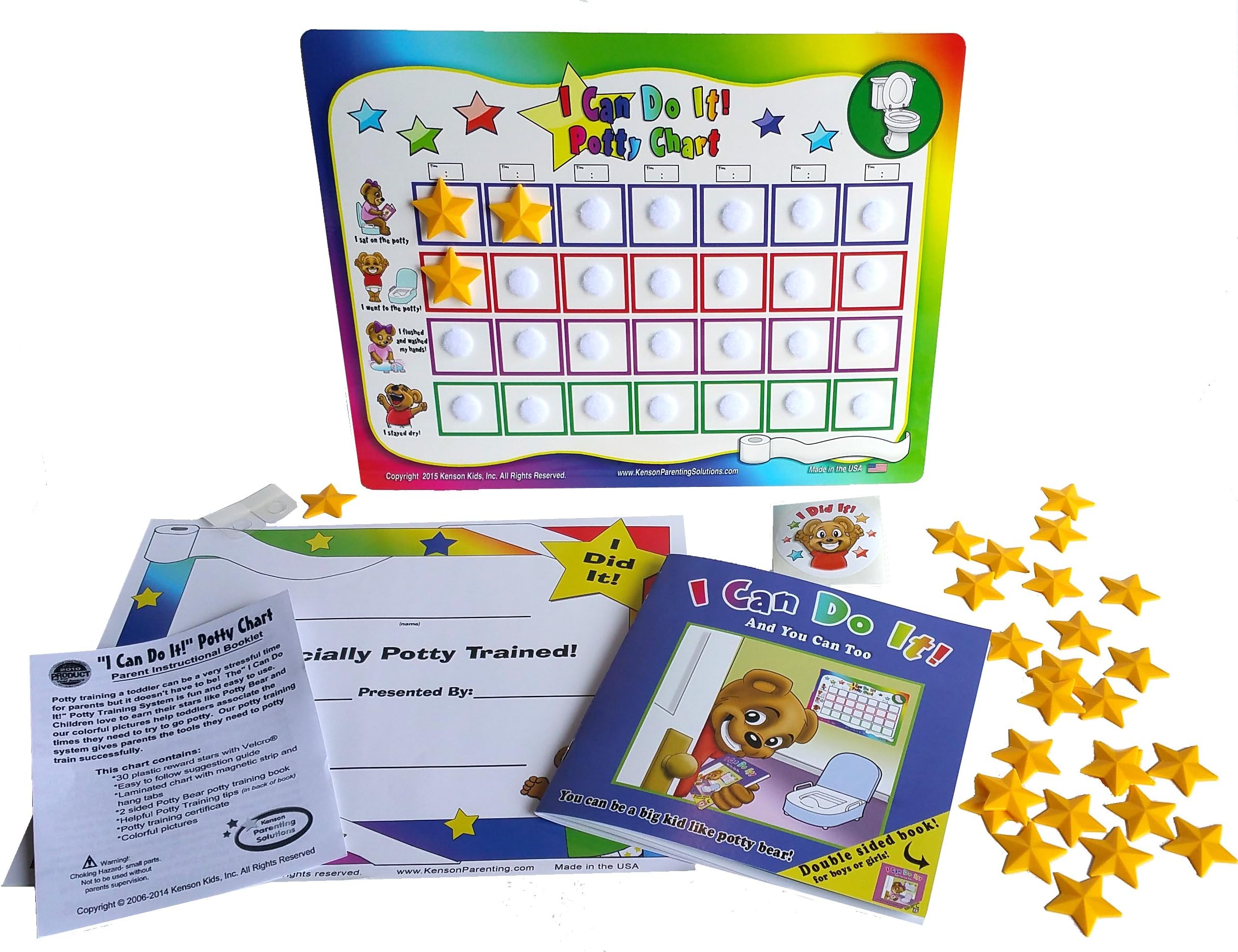 Updated Kenson Kids “I Can Do It!” Potty Chart Toilet Training System!