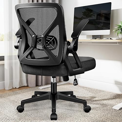 Vista 2 de FelixKing Office Chair - Ergonomic Desk Chair Breathable Mesh Task with Wheels and Lumbar Support Home Desk Office Chairs with Flip up Armrest