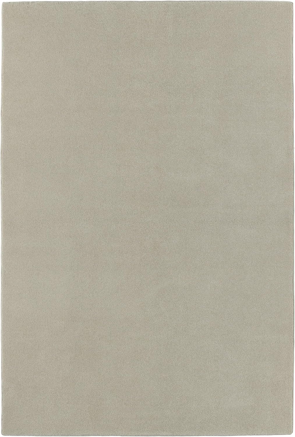 Garland Rug Basic Plush 6' x 8' Beige/Tan Area Rug - Soft & Stylish, Perfect for Living Rooms, Bedrooms & High-Traffic Areas