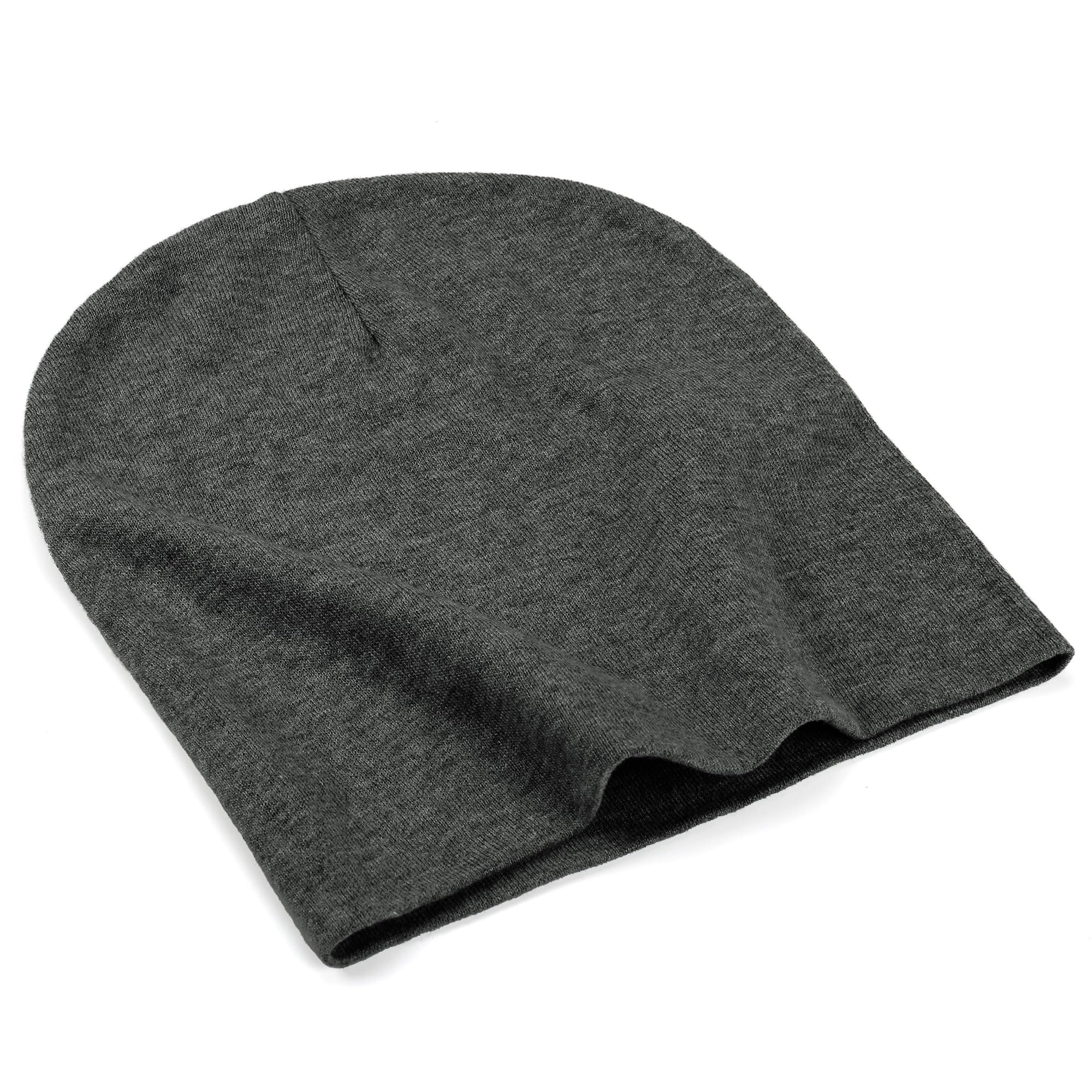 ROYBENS Thin 100% Cotton Beanie for Men Women, Slouchy Beanies Ultra-Soft Cuffed Knit Hat Lightweight Chemo Skull Cap — view 10