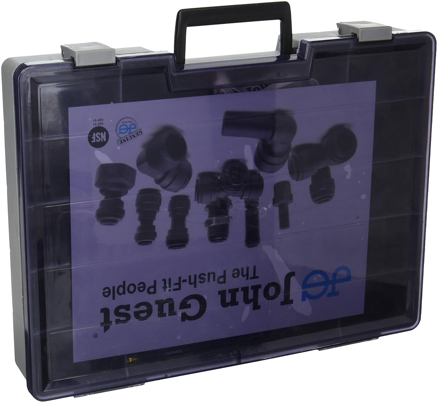 John Guest Polypropylene Service and Repair Kit, Push to Connect Plastic Plumbing Fittings, Black, KIT-ISRKE